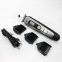 Машинка для стрижки волосся Gemei GM-6113 акумуляторна, Практична машинка для стрижки. Колір: чорний