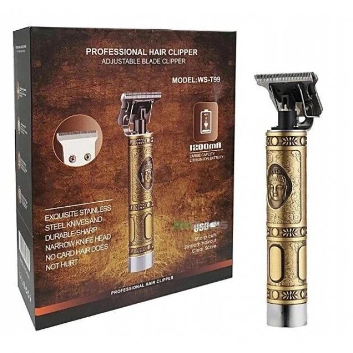 Тример Для Стрижки Волосся Hair Clipper WS-T99 Km Для Бороди Окантувальна, професійна електробритва