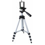 Штатив для телефону та фотоапарата Tripod 3110 PRO портативний трипод 0,35-1.02м висота. Колір: срібний