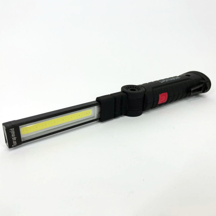 Ліхтар кемпінг W51-SMD+COB, поворот на 180º+180º, магніт, затискач, гак для підвісу, вбудований акумулятор