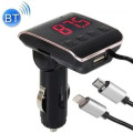 FM модулятор HZ H22 BT для авто з Bluetooth, Авто трансмітер від прикурювача, Bluetooth фм передавач