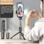 Універсальний штатив тринога для телефону Selfie Stick L02 Bluetooth монопод-трипод штатив селфі палиця