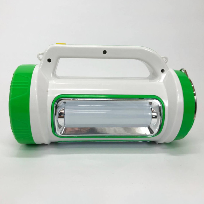 Ліхтар переносний кемпінг 6088-LED+COB з функцією PowerBank, кемпінговий світильник. Колір: зелений