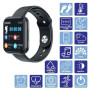 Смарт-годинник Smart Watch T88 Спортивний з пульсометром, тонометром, два браслети. Колір: чорний