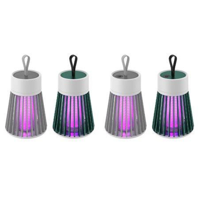 Знищувач комах для будинку Electronic shock Mosquito killing lamp НА АКУМУЛЯТОРІ для походу на природу