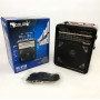 Радіоприймач GOLON RX-9100 USB+SD Радіо з ліхтарем, Ретро радіо, FM передавач. Колір: червоний