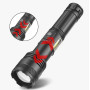 Ліхтарик PLD-P815 White Laser LED PM10-TG+COB, Ліхтарик тактичний акумуляторний ручний