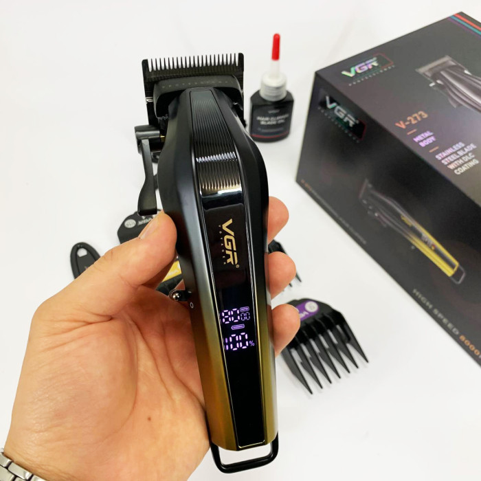 Акумуляторна машинка для стрижки VGR V-273 GOLD