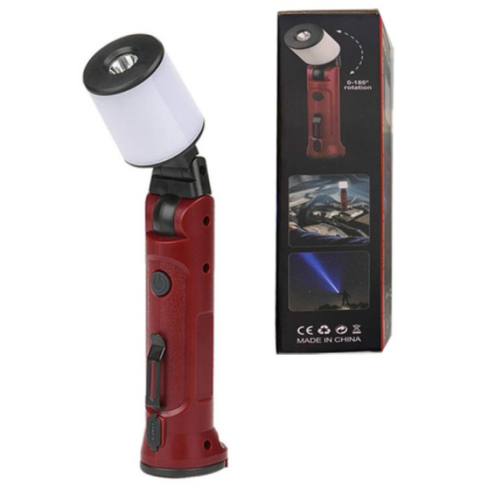 Ліхтар акумуляторний WORKLIGHT-072-XPE 10W 350Lm з гаком та магнітом, Багатофункціональний LED ліхтар
