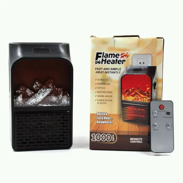 Портативний обігрівач Flame Heater 900 Вт, тепловий вентилятор, обігрівач для дому, ветродуйчик
