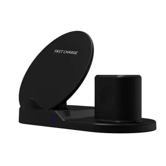Док-станція зарядна станція Wireless fast charger 3 в 1