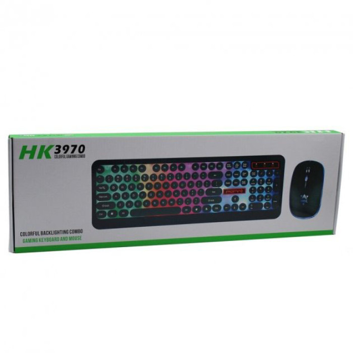 Комплект провідна клавіатура та мишка з LED підсвічуванням UKC HK-3970