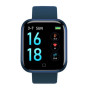 Smart Watch T80S, два браслети, температура тіла, тиск, оксиметр. Колір: синій