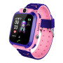 Дитячий Смарт Годинник Smart Baby Watch Q12 SIM /Bluetooth /LBS/GPS. Колір: рожевий
