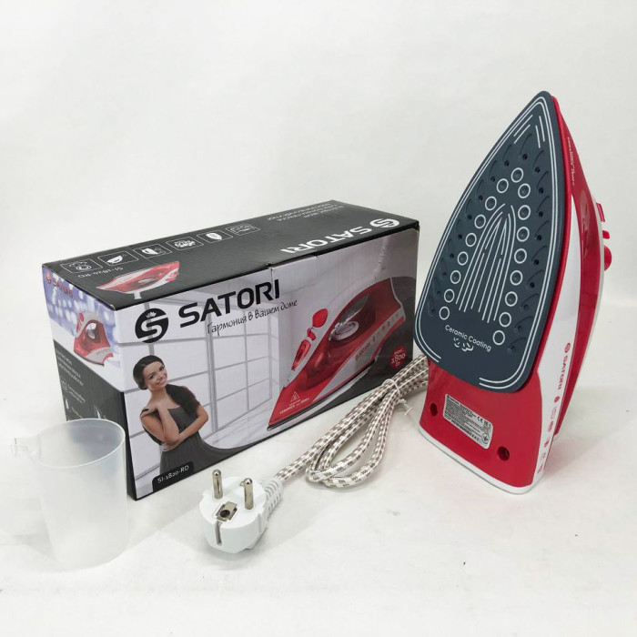 Праска SATORI SI-1820-RD, парова праска відпарювач, професійна парова праска