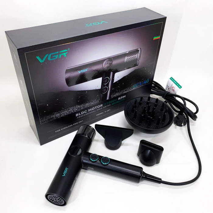 Фен професійний VGR V-401 BLACK