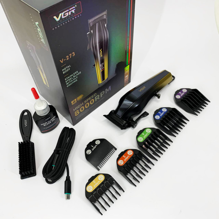Акумуляторна машинка для стрижки VGR V-273 GOLD