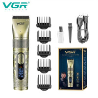 Акумуляторна машинка для стрижки VGR V-659, Машинка для стрижки волосся домашня підстригальна