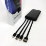 Павербанк Power Bank UKC 50000mAh Мобільна зарядка зовнішній акумулятор портативний павер. Колір: чорний