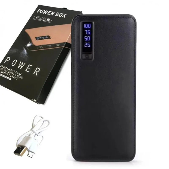 Портативний зарядний пристрій Павербанк 50000 mAh 3хUSB Power Bank Smart Tech. Колір: чорний
