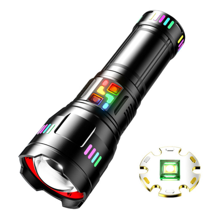 Ліхтар NIGHT VISION FLUORESCENCE G01-PM50-TG, Потужний кишеньковий ліхтарик, Сильний ліхтарик