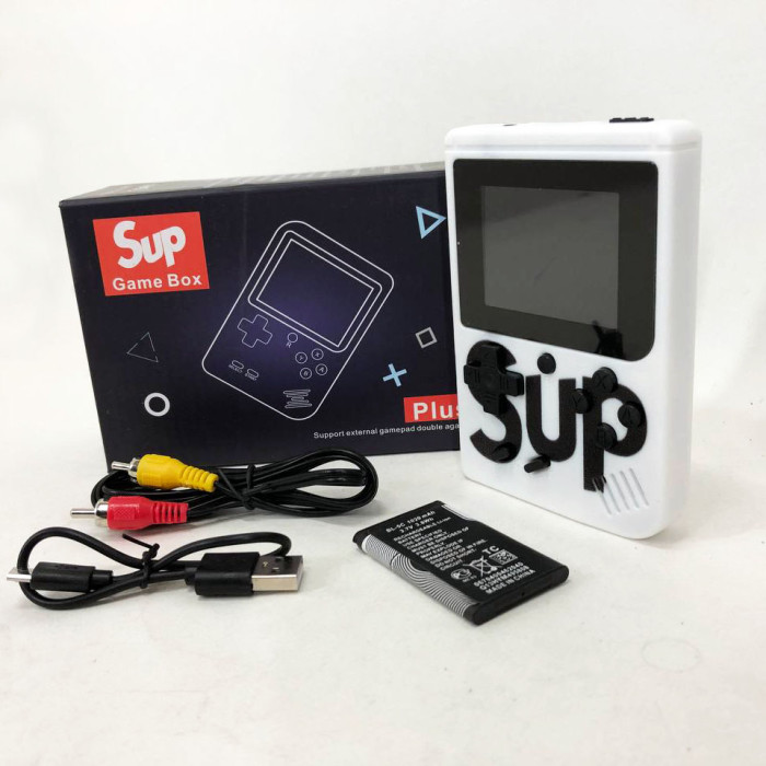 Ігрова приставка консоль Sup Game Box 500 ігор, Ретро приставка денді, Тетріс приставка. Колір: білий