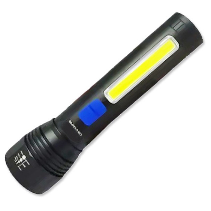 Ліхтар ручний акумуляторний CB-C12-P50-COB, Ручний ліхтарик LED, Водонепроникний ліхтар