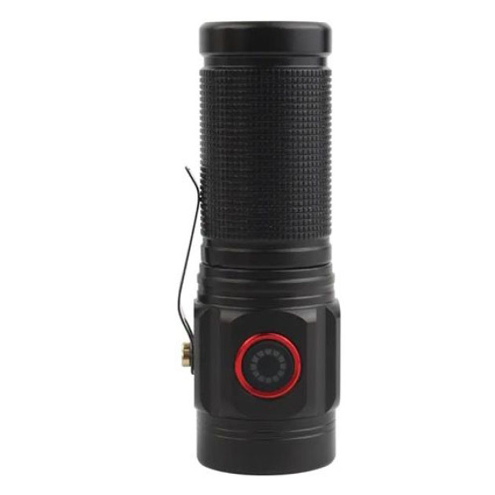 Ліхтар PLD W5182-3XHP360, Ручний ліхтарик led, Водонепроникний ліхтар, Кишеньковий ліхтар із usb зарядкою