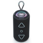 Bluetooth колонка портативна TG656 FM-радіо, акумуляторна колонка для музики. Колір: чорний
