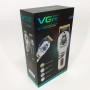 Машинка для стрижки волосся та бороди професійна VGR V-699 B з насадками та LED дисплеєм. Колір: білий