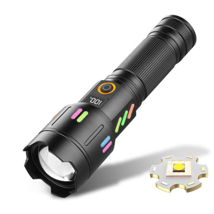 Ліхтар NIGHT VISION FLUORESCENCE X83 WHITE LASER PM30-TG, світлодіодний ручний акумуляторний портативний