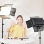 Професійне відеосвітло LED LIGHT RL-900 35W з пультом 3000k-6500k, Прямокутне студійне світло