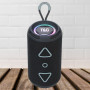 Bluetooth колонка портативна TG656 FM-радіо, акумуляторна колонка для музики. Колір: чорний