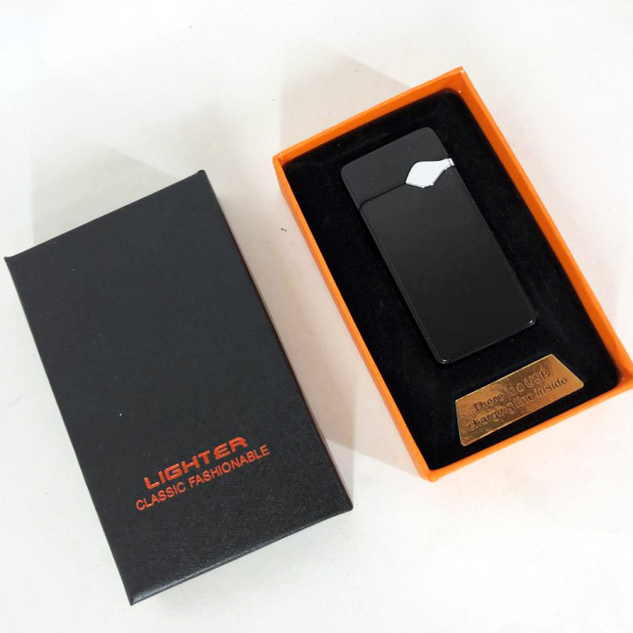 Електроімпульсна запальничка USB 315, акумуляторна запальничка подарункова, Вітрозахисна запальничка