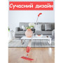 Швабра з розпилювачем Water Spray Mop, Швабра спрей з розпилювачем та ємністю для води. Колір: червоний
