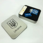 Дугова електроімпульсна запальничка USB металева коробка HL-447. Колір: синій