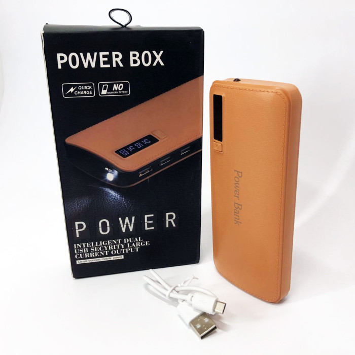 Портативний зарядний пристрій Павербанк 50000 mAh 3хUSB Power Bank Smart Tech. Колір: бежевий