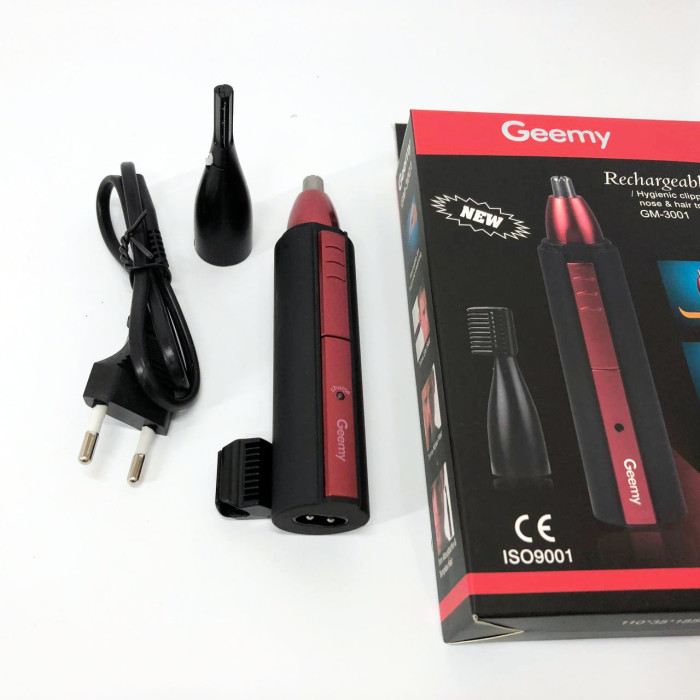 Тример Gemei GM-3001 для носа та вух, бездротова електробритва, тример для вусів, тример бездротовий