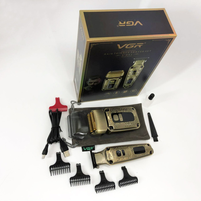 Машинка для стрижки та гоління VGR V-641, Бездротова електробритва, Машинка для стрижки голови