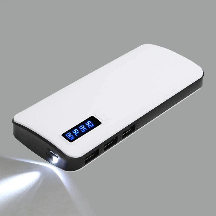 Портативний зарядний пристрій Павербанк 50000 mAh 3хUSB Power Bank Smart Tech. Колір: білий