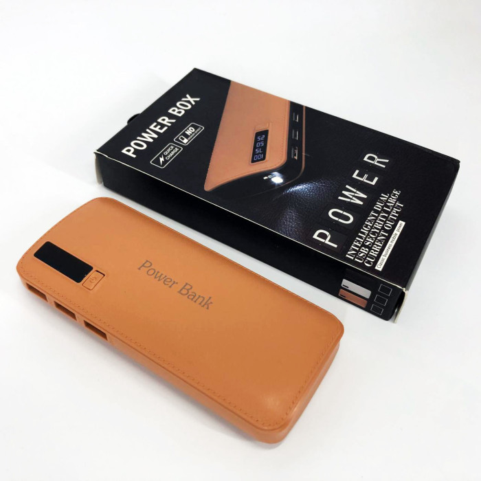 Портативний зарядний пристрій Павербанк 50000 mAh 3хUSB Power Bank Smart Tech. Колір: бежевий