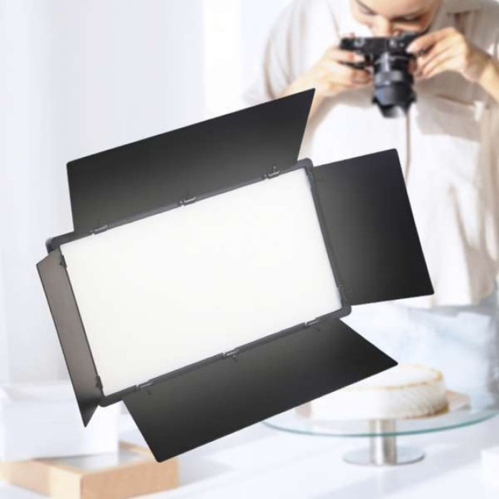 Професійне відеосвітло LED LIGHT RL-900 35W з пультом 3000k-6500k, Прямокутне студійне світло