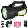 Ліхтар кемпінг переносний T100A-10W+2COB з бічними LED white/red/blue, Акумуляторна лампа для кемпінгу