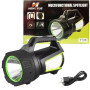 Ліхтар кемпінг переносний T100A-10W+2COB з бічними LED white/red/blue, Акумуляторна лампа для кемпінгу