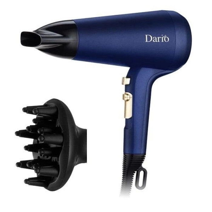 Фен DARIO DHD9222 Blue 200Вт