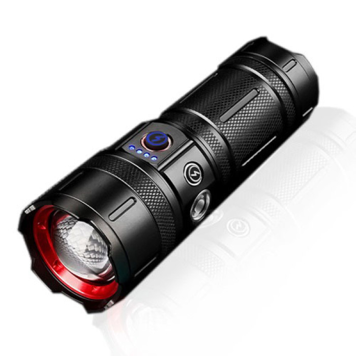 Ліхтар CB-B53-TG, 3х18650, power bank, індикація заряду, Ліхтарик світлодіодний для туриста надпотужний