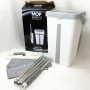 Швабра велика з відром комплект Scratch Cleaning Easy Mop з автоматичним віджиманням та складною ручкою