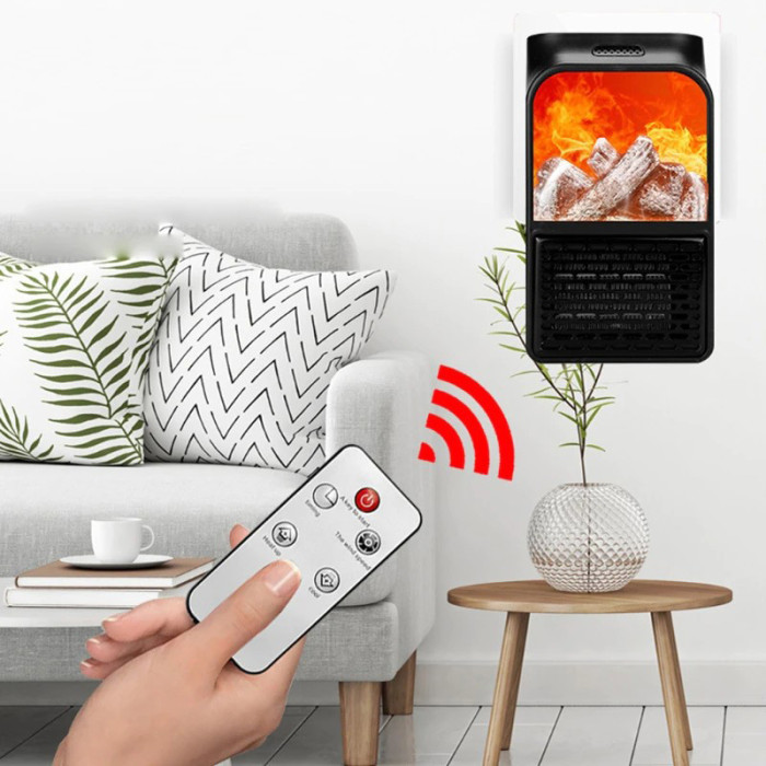 Портативний обігрівач Flame Heater 900 Вт, тепловий вентилятор, обігрівач для дому, ветродуйчик