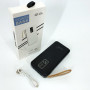 Power Bank зарядний пристрій на сонячній батареї 10000mAh з індикатором заряду. Колір: чорний