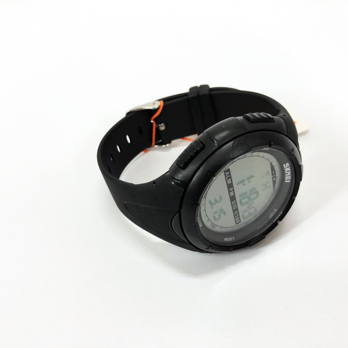 Чоловічий годинник SKMEI 1025BK ARMY BLACK, годинник тактичний протиударний. Колір: чорний